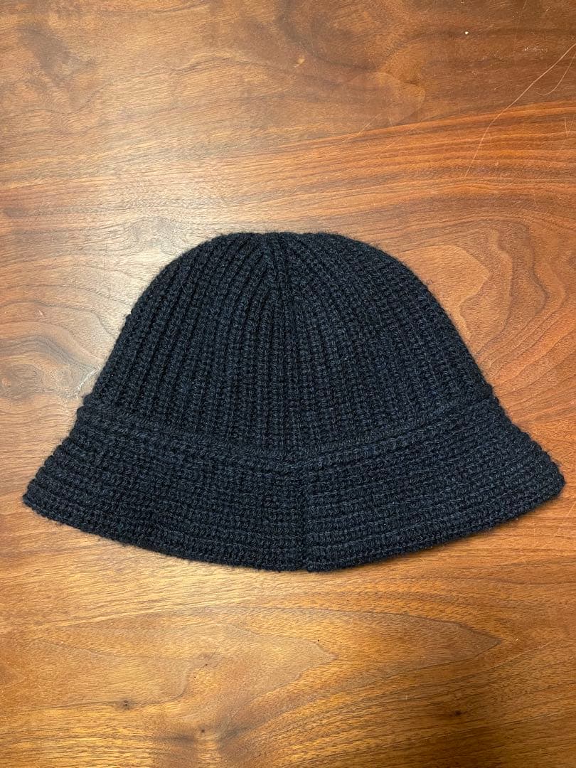 CELINE ネイビー ニットバケットハット