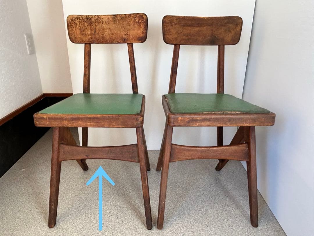 オールドマルニ　MARUNI②デルタチェア①ヴィンテージ　アンティーク　レトロ