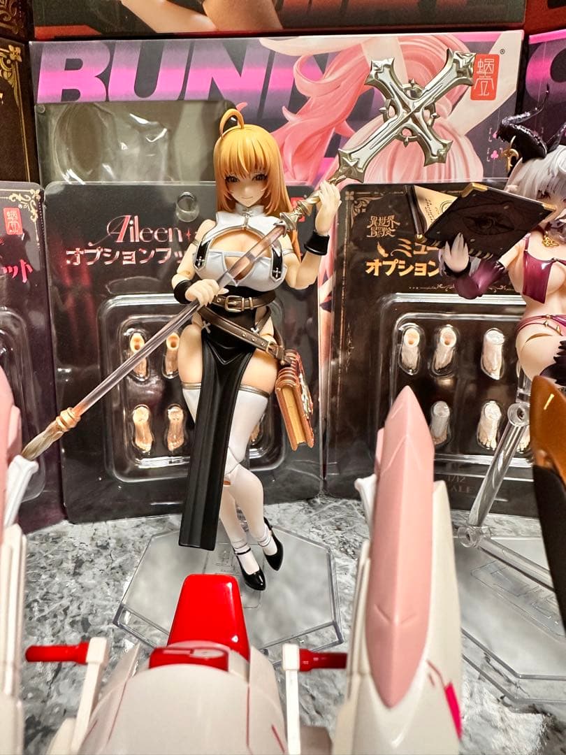 スネイルシェル4体、バニー号2種、フットパーツ、衣装セット　蝸之殻