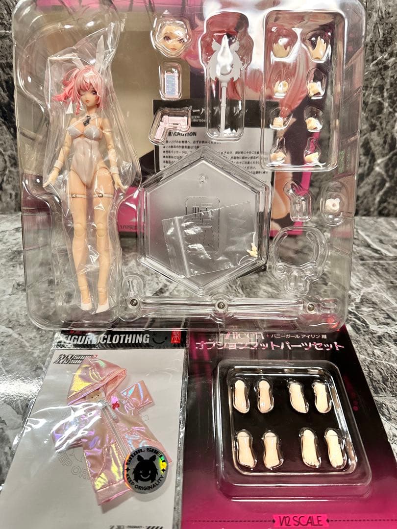 スネイルシェル4体、バニー号2種、フットパーツ、衣装セット　蝸之殻