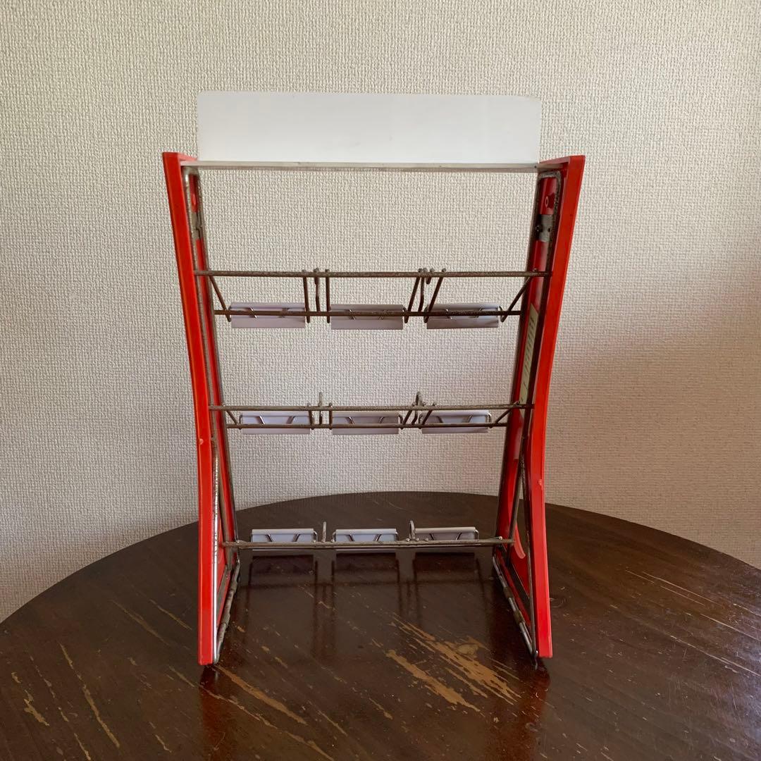 LOTTE ガム　ディスプレイスタンド 陳列棚　店舗什器　商品棚　昭和レトロ