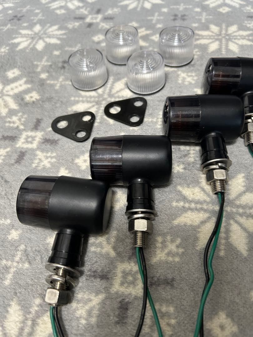 POSH ウインカー ウインカーキット　 ブラックボディSR400/500