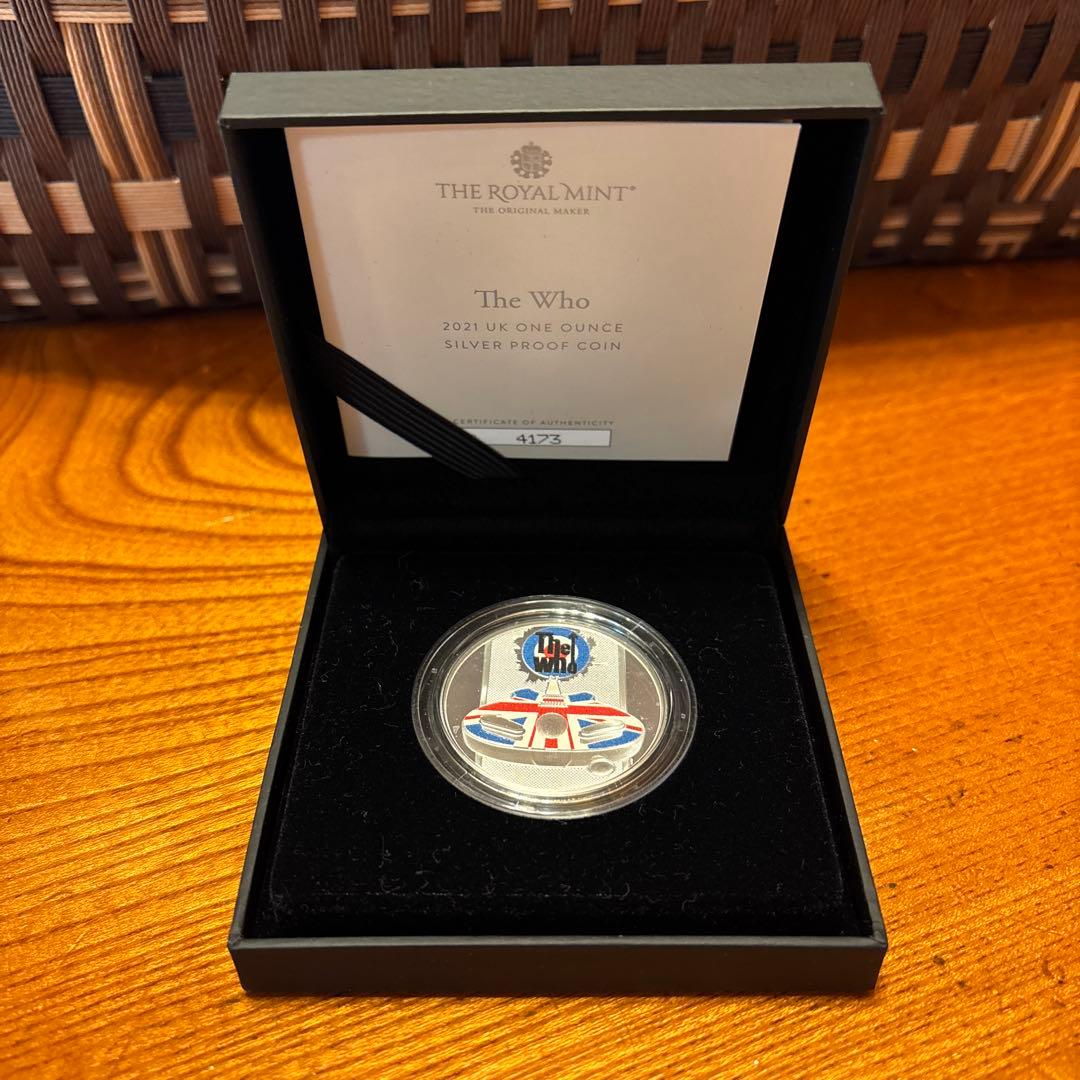 ザ・フー　シルバープルーフ　銀貨　新品