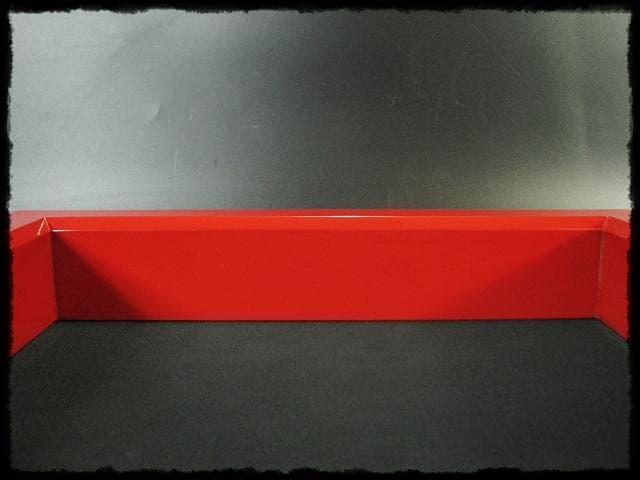 茶平 一斎 輪島名工 朱塗 炉縁 千家 炉壇 茶道具 共箱 e226