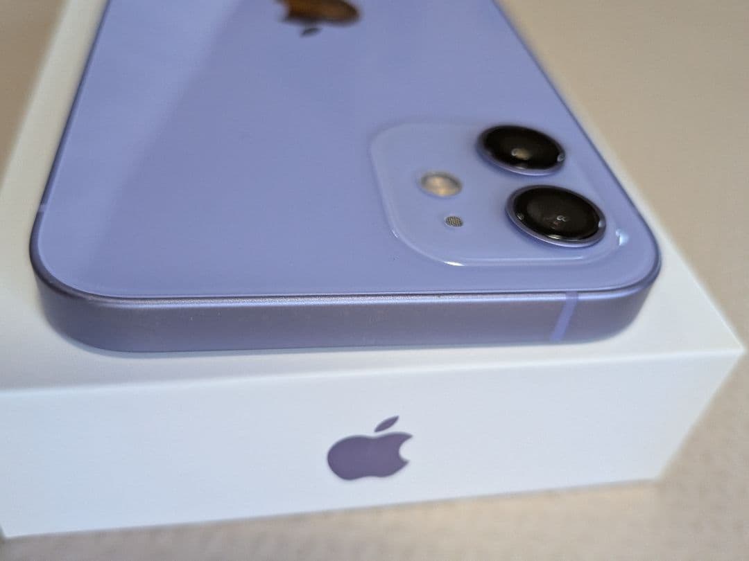 iPhone 12 256GB パープル SIMフリー バッテリー85%