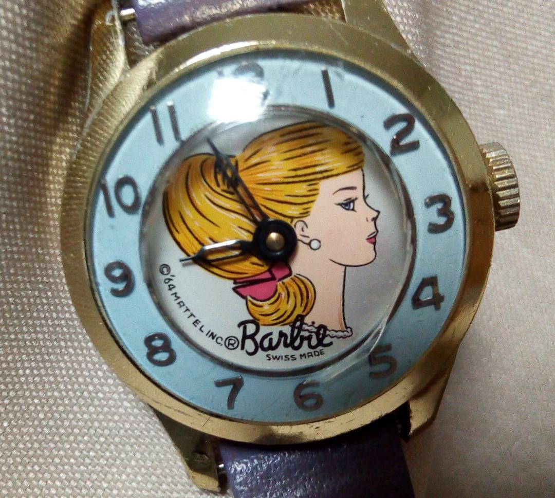 【希少・美品】 1964年 スイス マテル製 バービー 手巻き式 腕時計