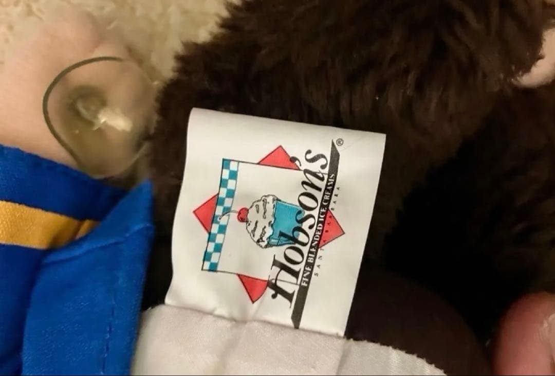 レア 非売品　おさる ぬいぐるみ ペア 昭和レトロ風　ホブソンズ　デッドストック