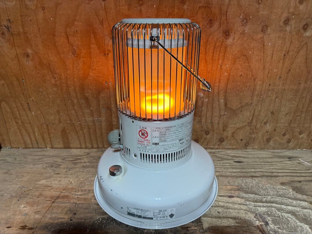 芯乾燥済 石油ストーブ 置台新品レインボー RB-25F分解メンテナンス済