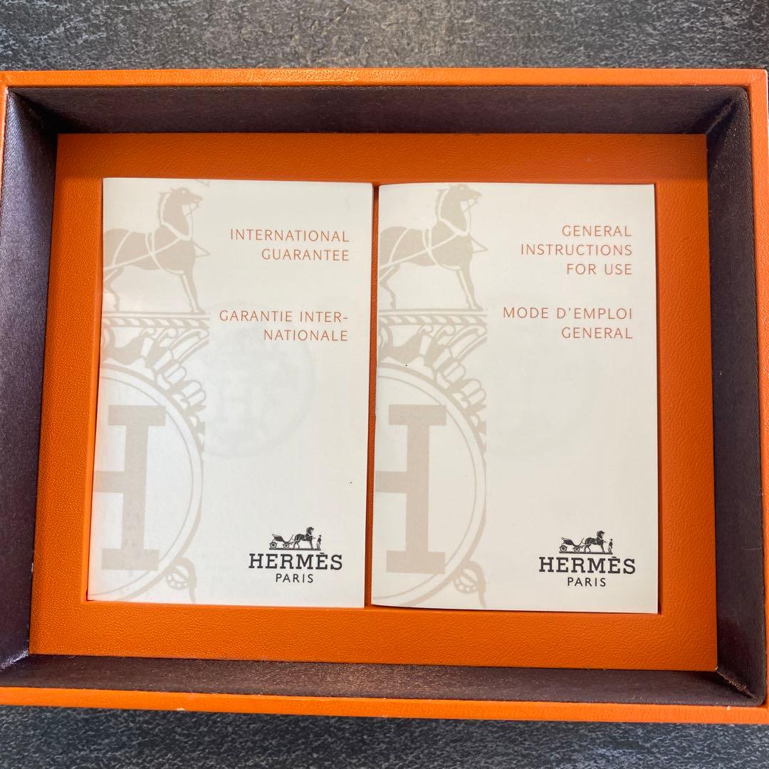 HERMES 置き時計 シルバー ゴールド