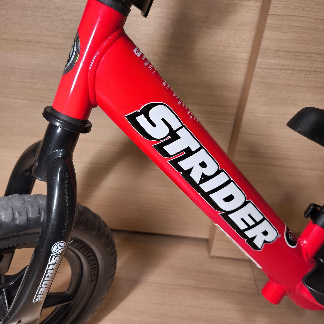 良品 STRIDER バランスバイク レッド　12インチ SPORT スポーツ