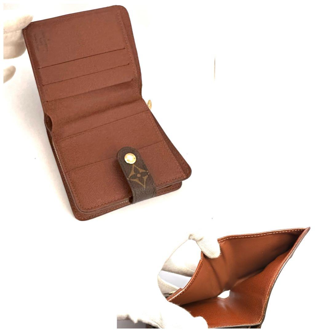 お年玉セール‼️【廃盤モデル‼️】ルイヴィトン　折財布　モノグラム　コンパクトジップ