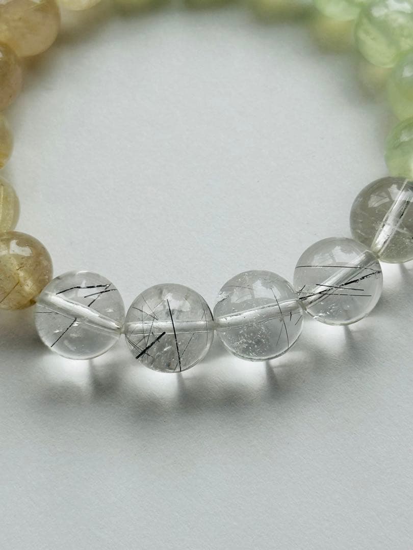 ユニドロブレスレット　グリーン系