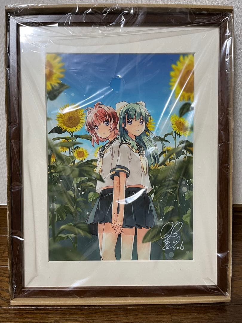 羽音たらく 直筆サイン入り複製原画 おねがいツインズ