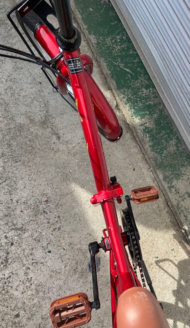 11RT1 折りたたみ自転車 レッド 20インチ 6段変速