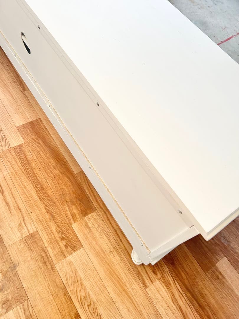 664 プリンセスローズ様ホワイト 白　猫脚 150 イタリア　リビング　a