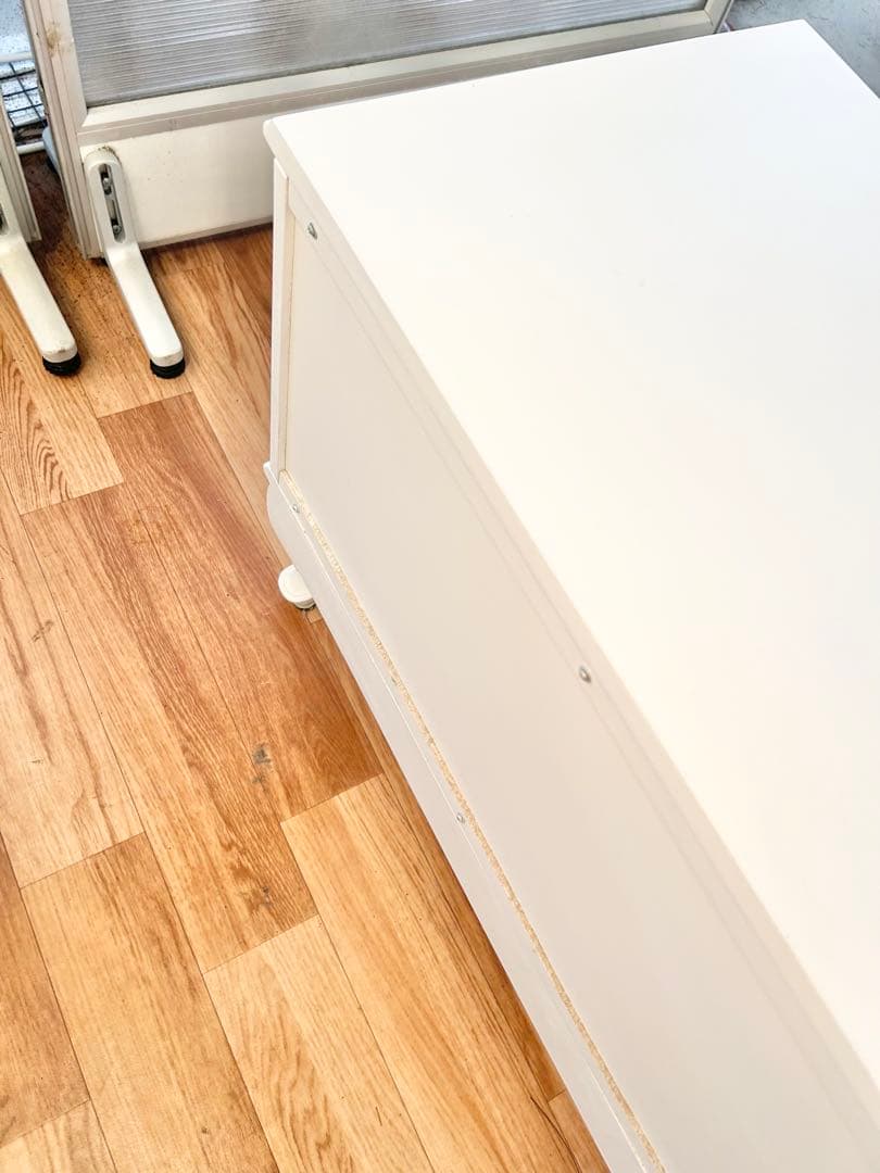 664 プリンセスローズ様ホワイト 白　猫脚 150 イタリア　リビング　a