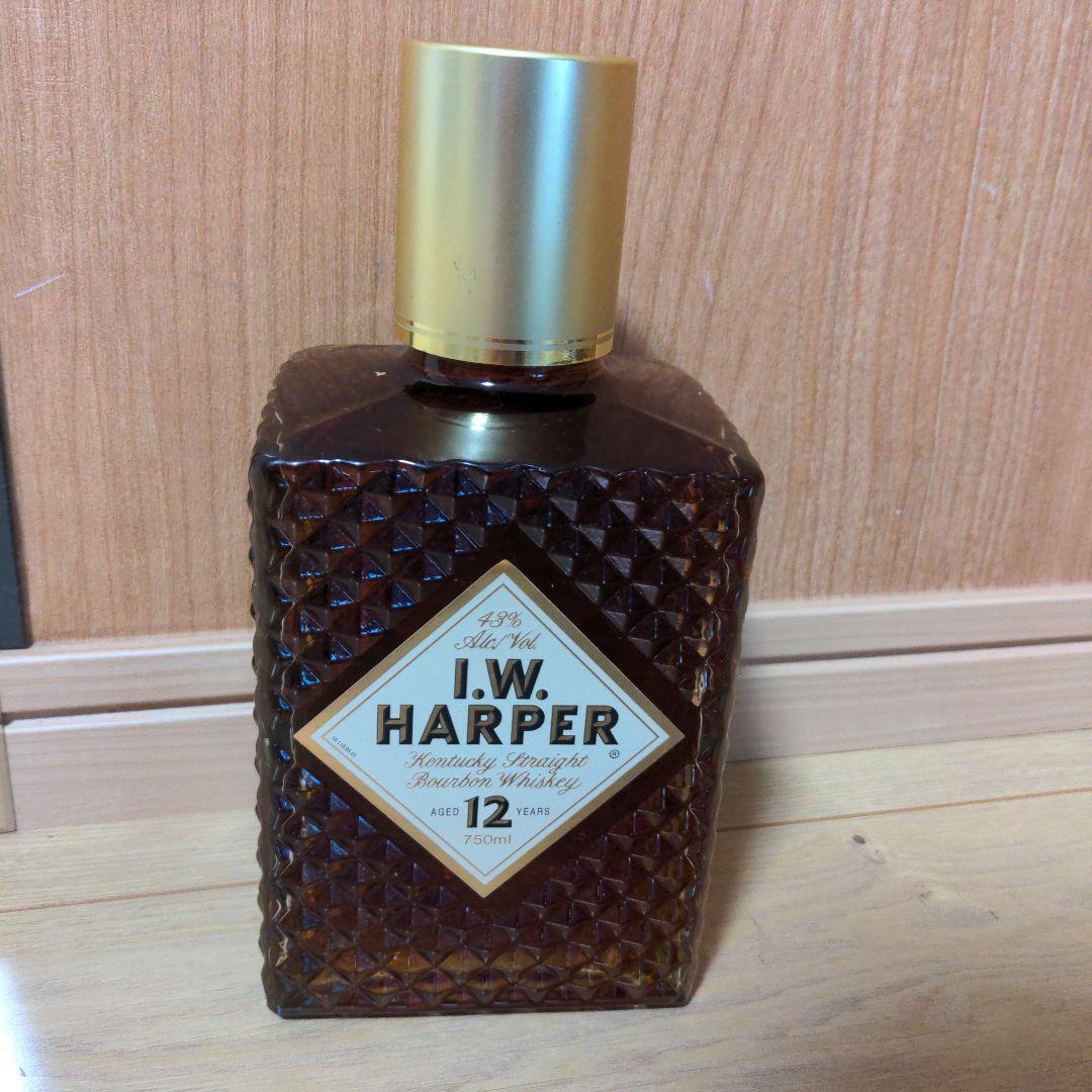 希少　未開封　　　　　　　I.W. HARPER12年ウイスキー 750ml