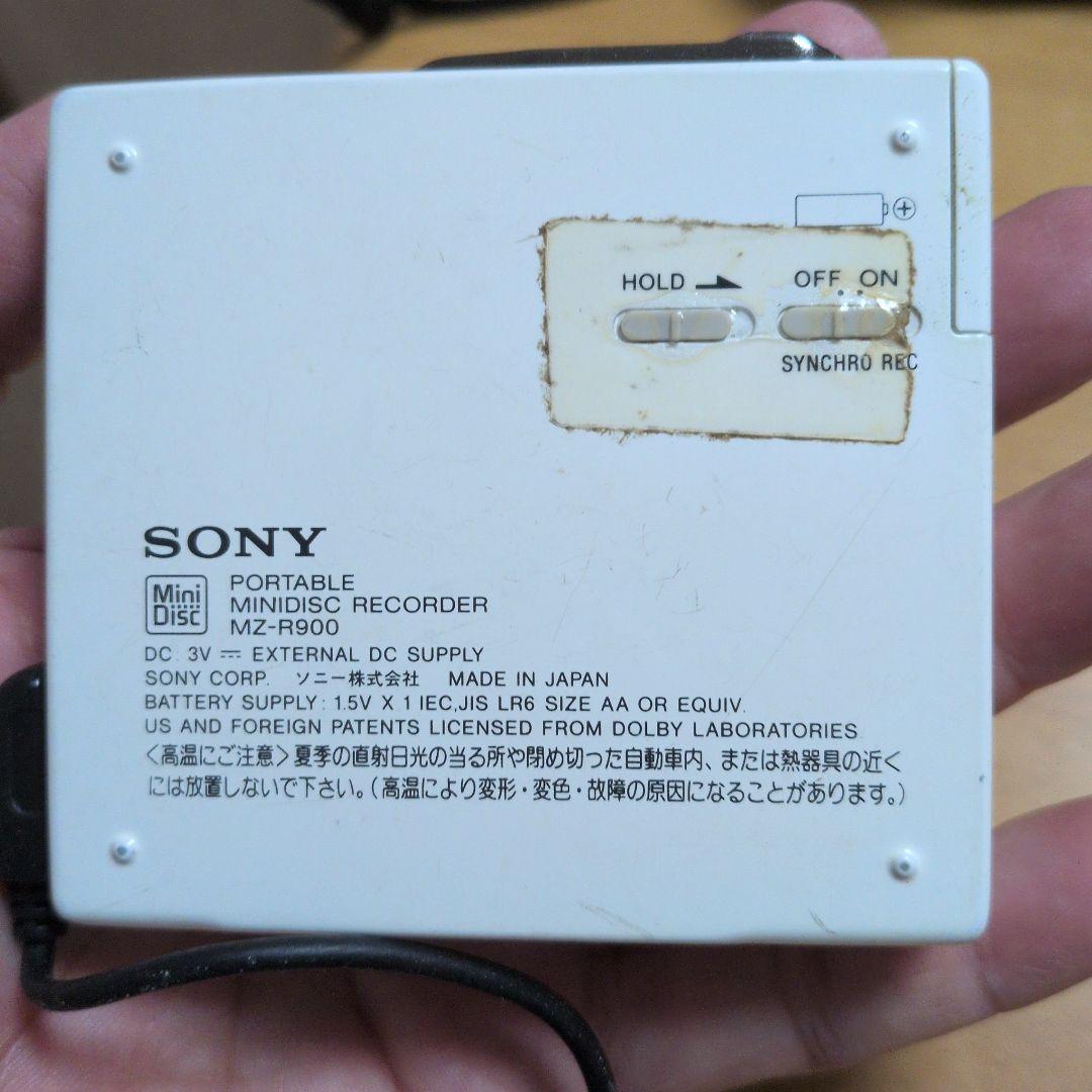オーディオ機器　MDウォークマン　SONY　MZ-R900　ソニー