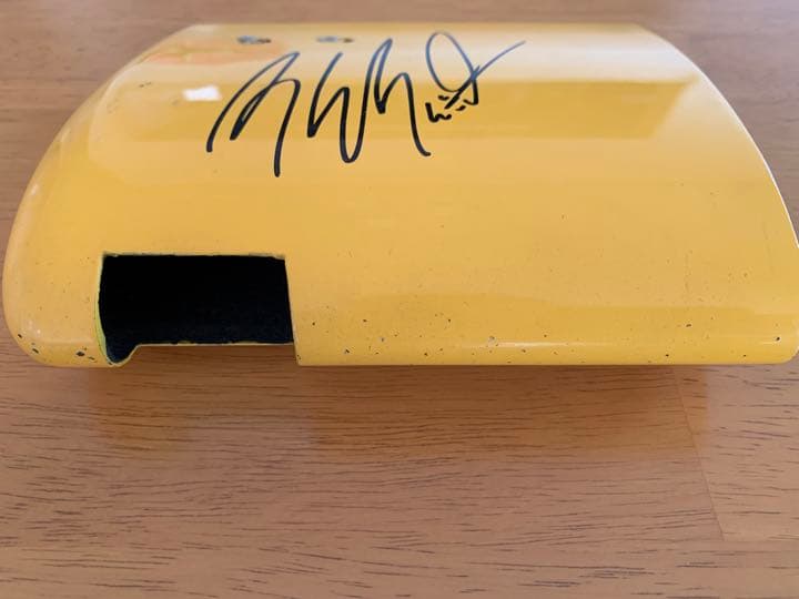 直筆サイン入 実使用 M.シューマッハ ベネトン オンボードカメラ サイドカメラ