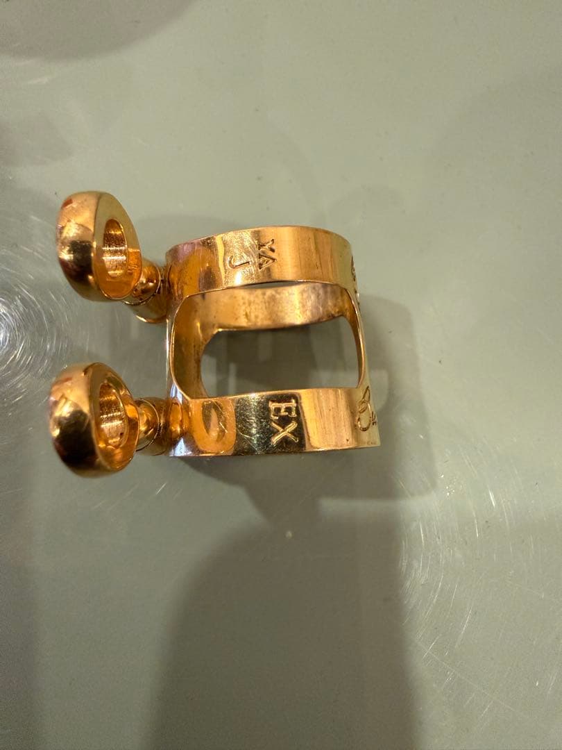 bullseye ヤナギサワアルトメタル用リガチャ 順じめ 24KゴールドP