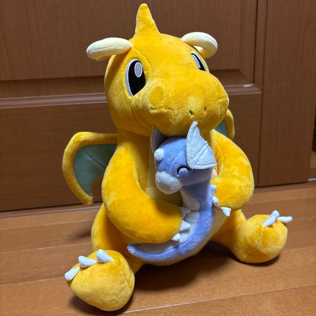 ポケモン　だっこぬいぐるみ　ミニリュウ　カイリュウ