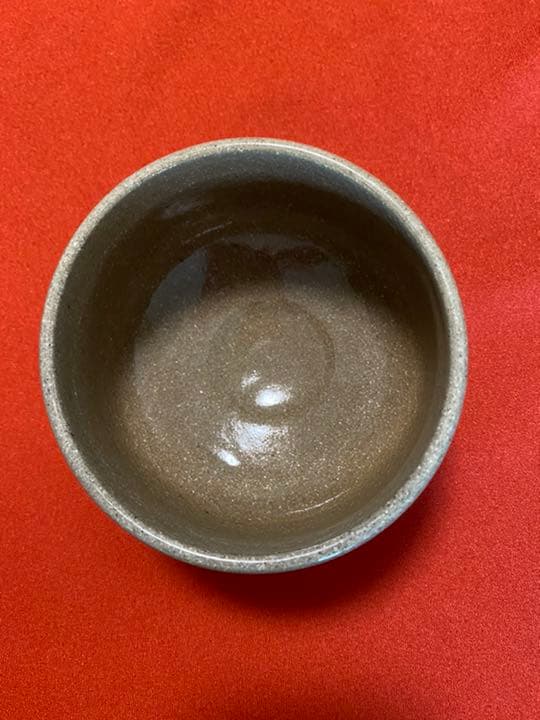 御深井窯変　李朝風茶碗　松原保広造