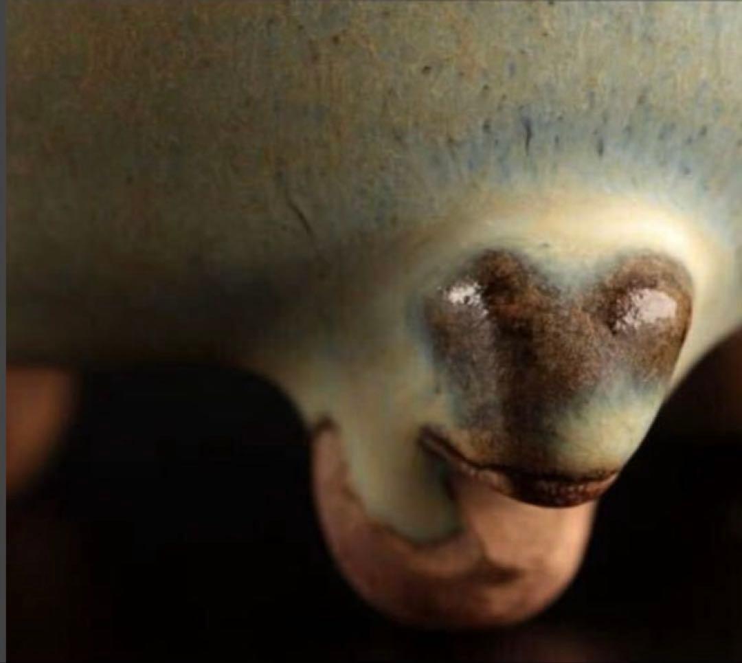 元時代　月白釉　鈞窯　香炉　中国　古美術　貴重