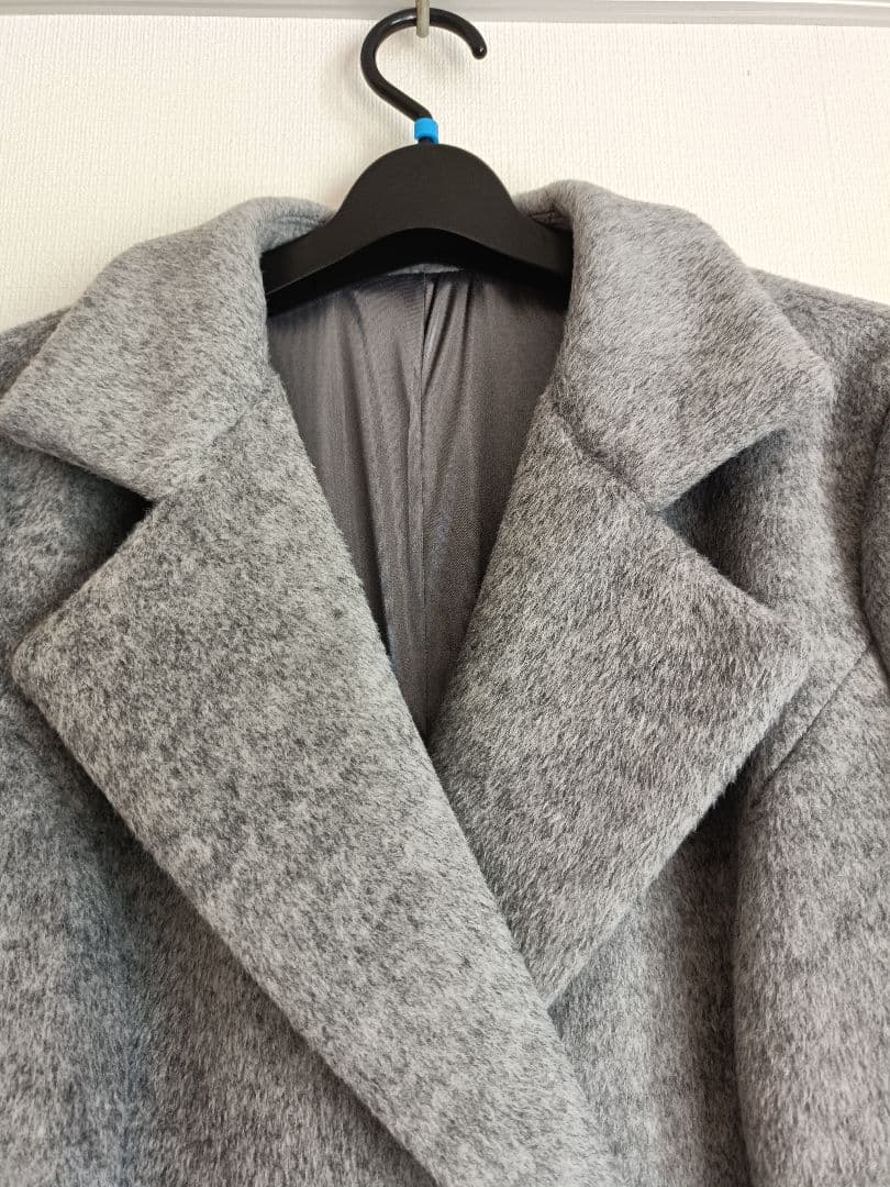 overE　理想のチェスターコート　102サイズ　ライトグレー