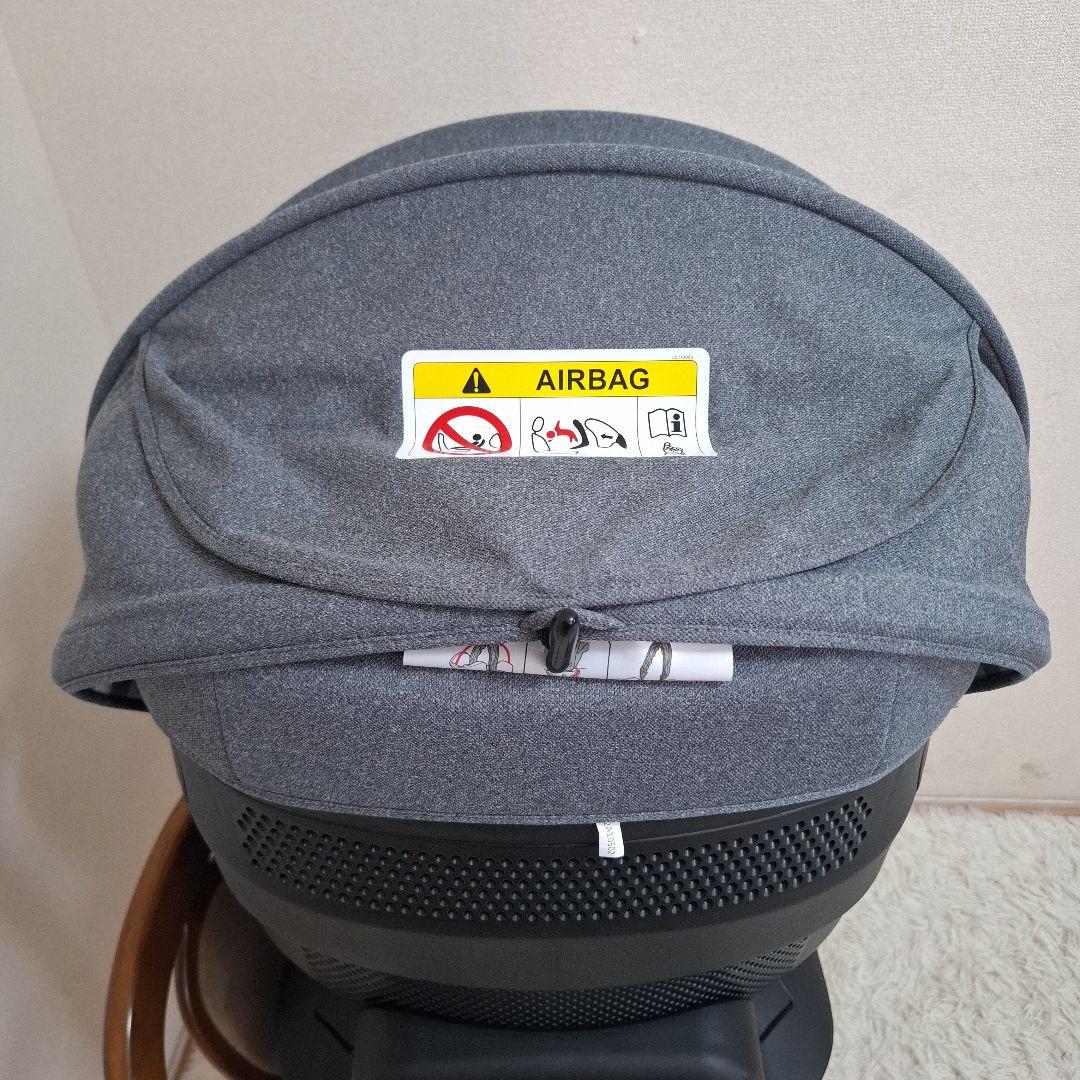 【極美品】エールべべ クルット5 Oui グレー クッション丸洗い済み