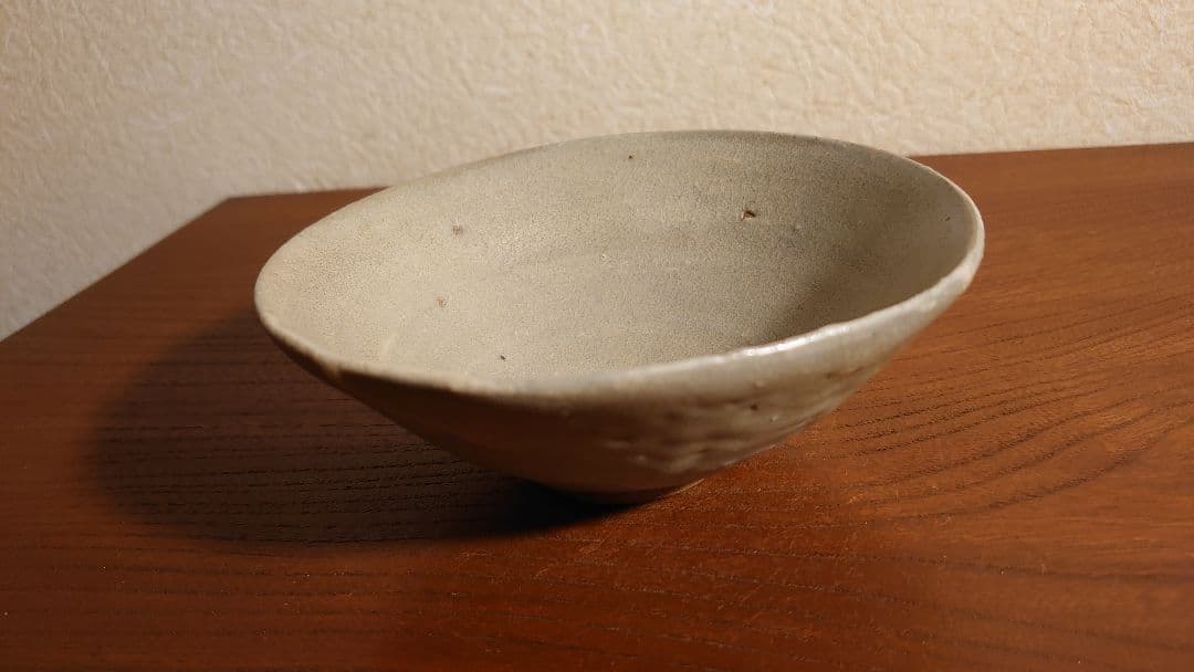 李朝　抹茶碗　茶道具　蔵出し　鼠釉　アンティーク茶道具　１客