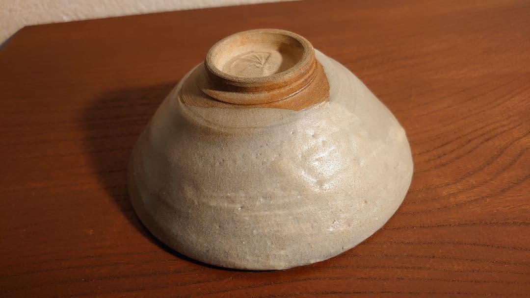 李朝　抹茶碗　茶道具　蔵出し　鼠釉　アンティーク茶道具　１客