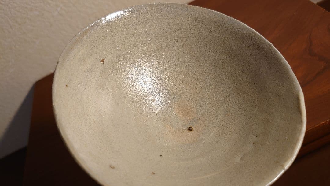李朝　抹茶碗　茶道具　蔵出し　鼠釉　アンティーク茶道具　１客