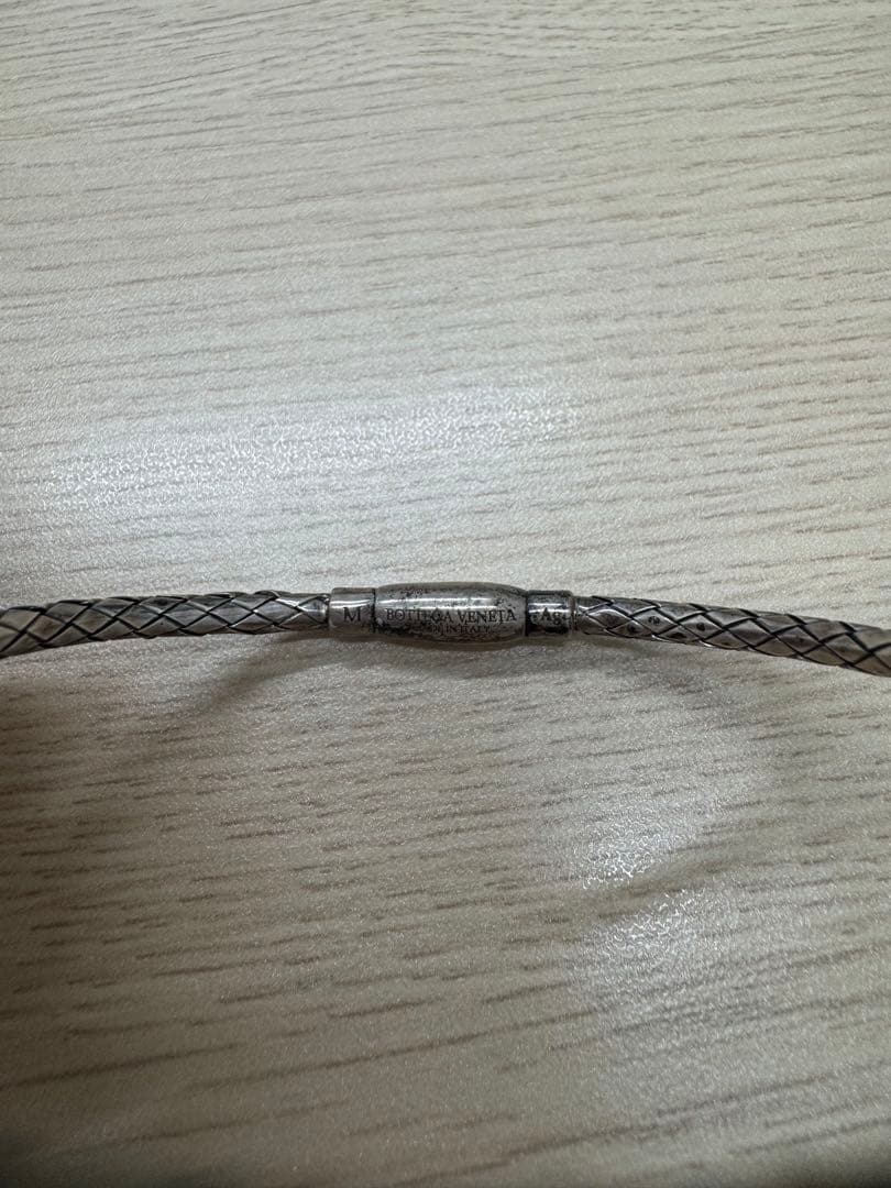 ボッテガヴェネタ イントレチャート　ブレスレット　　925シルバー　M