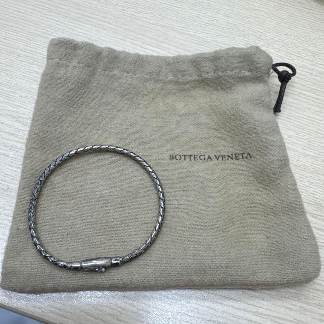 ボッテガヴェネタ イントレチャート　ブレスレット　　925シルバー　M
