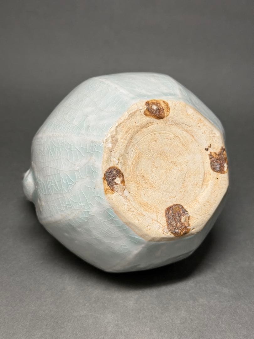 影青　水注　蓋付　中国美術　共箱