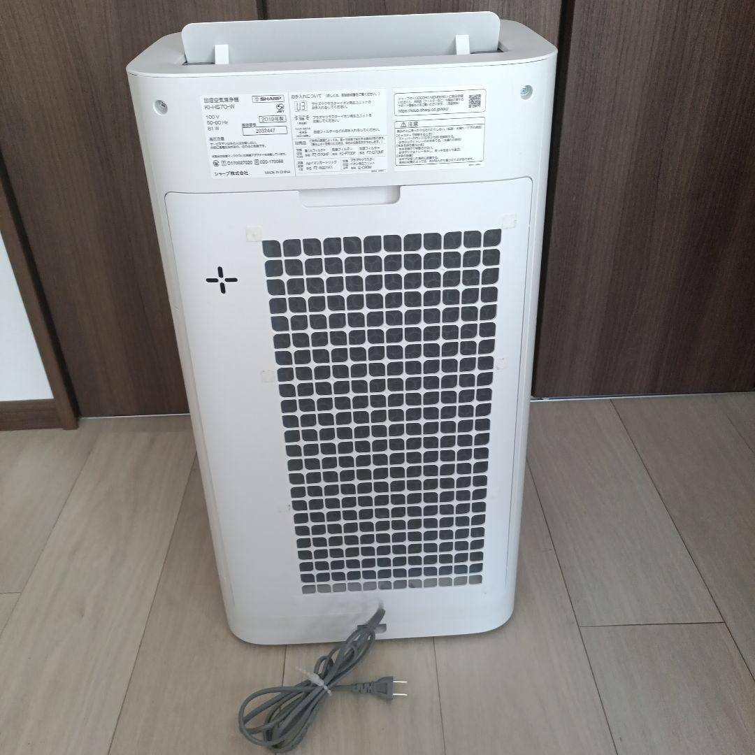 oyaji0084シャープ加湿空気清浄機 KI-HS70-W 2019年製