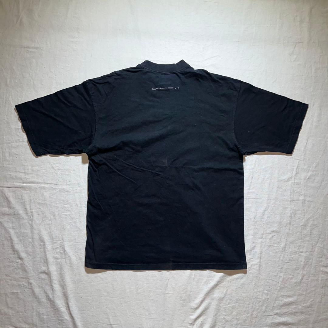 Y2K 90s Oakley オークリー　センター　ロゴ　刺繍ロゴ　Tシャツ