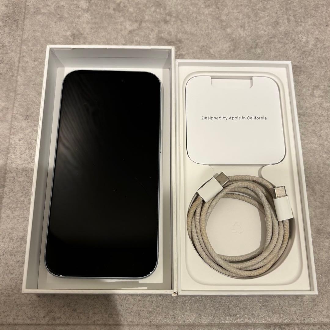 iPhone15 本体 ブルー 128GB SIMフリー