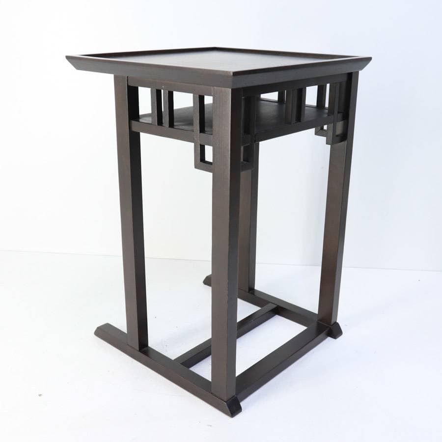 a.flat サイドテーブルv02 アッシュ材 花台 ナイトテーブル アジアン