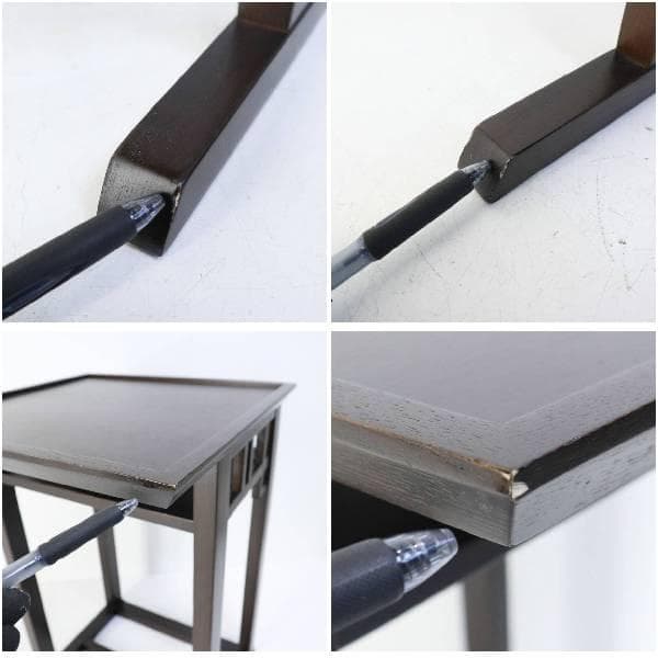 a.flat サイドテーブルv02 アッシュ材 花台 ナイトテーブル アジアン