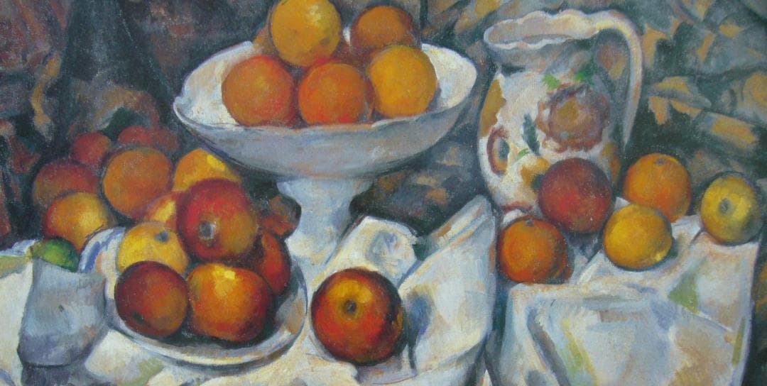 絵画 ポールセザンヌ アートポスター リンゴとオレンジのある静物