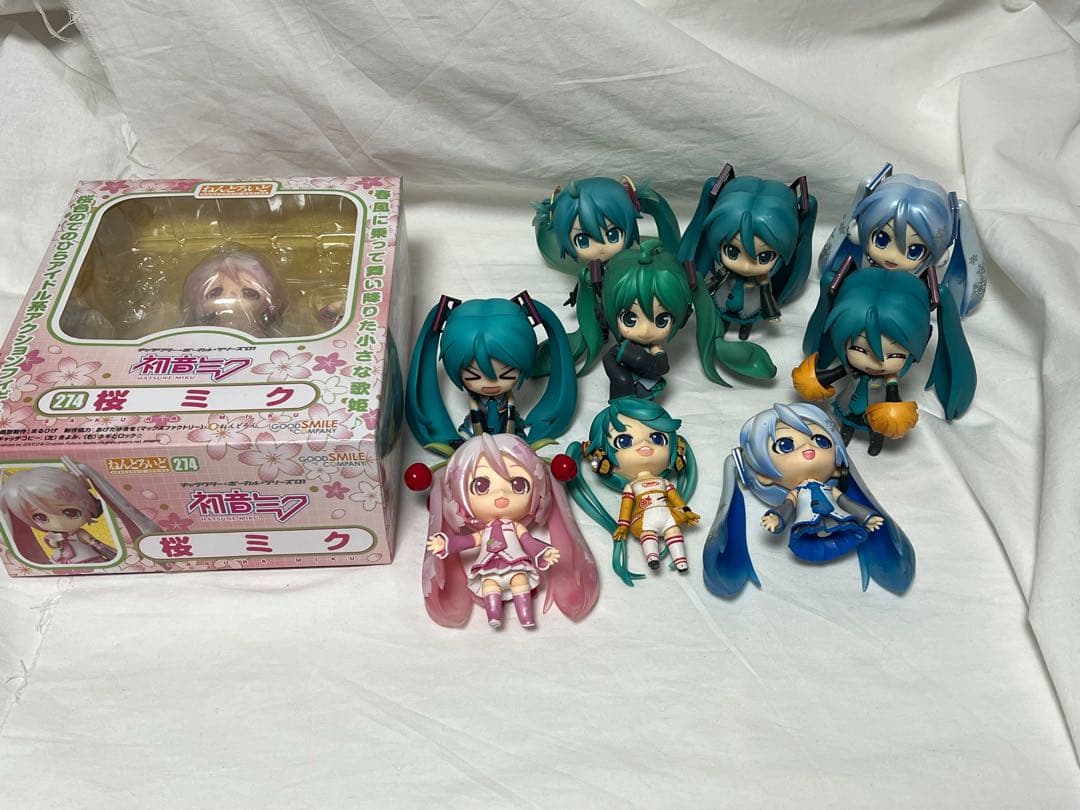 【匿名配送】初音ミク ねんどろいど 9体セット