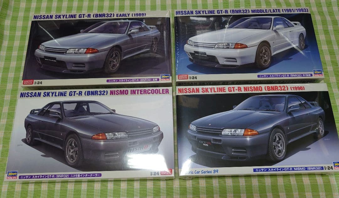 ☆ハセガワ☆日産 スカイライン GT-R☆4台セット☆