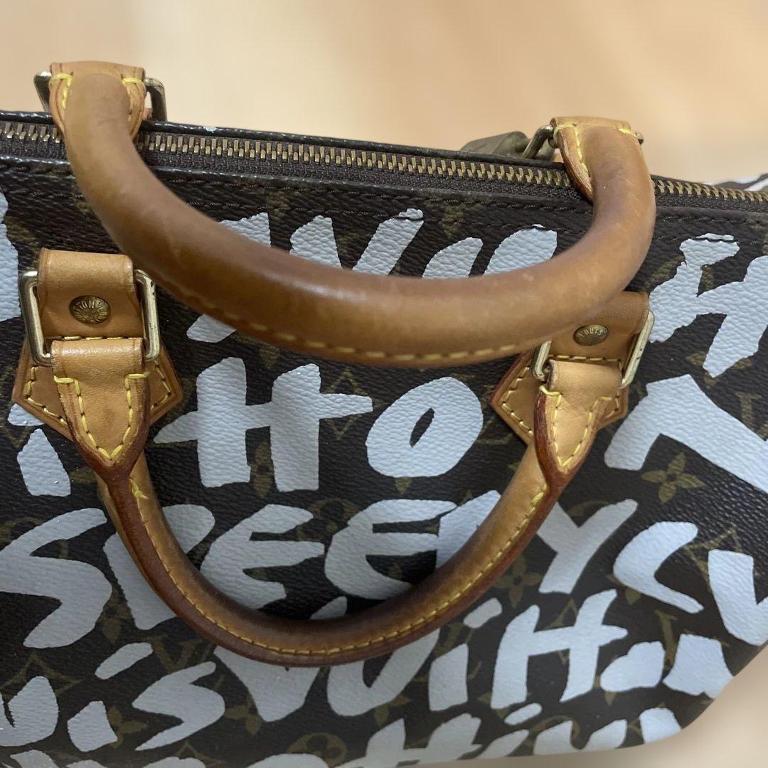 ルイ・ヴィトン スピーディ バッグ ブラウン/ホワイト