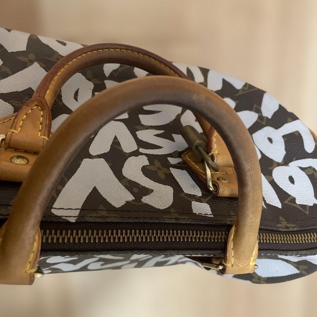 ルイ・ヴィトン スピーディ バッグ ブラウン/ホワイト