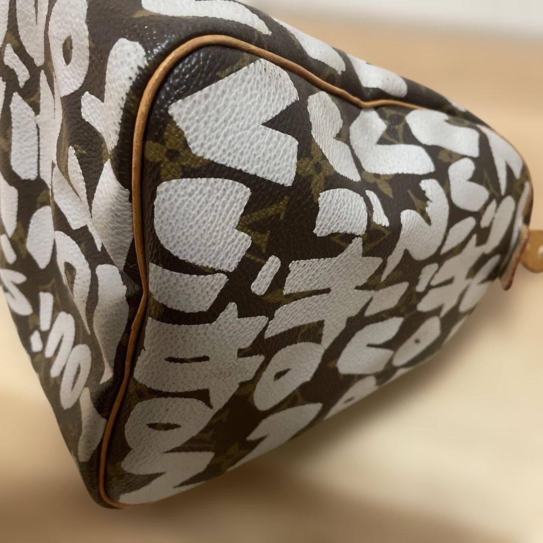 ルイ・ヴィトン スピーディ バッグ ブラウン/ホワイト