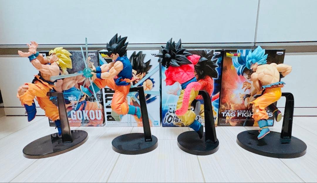 ドラゴンボール フィギュア 孫悟空 かめはめ波 4点セット まとめ売り