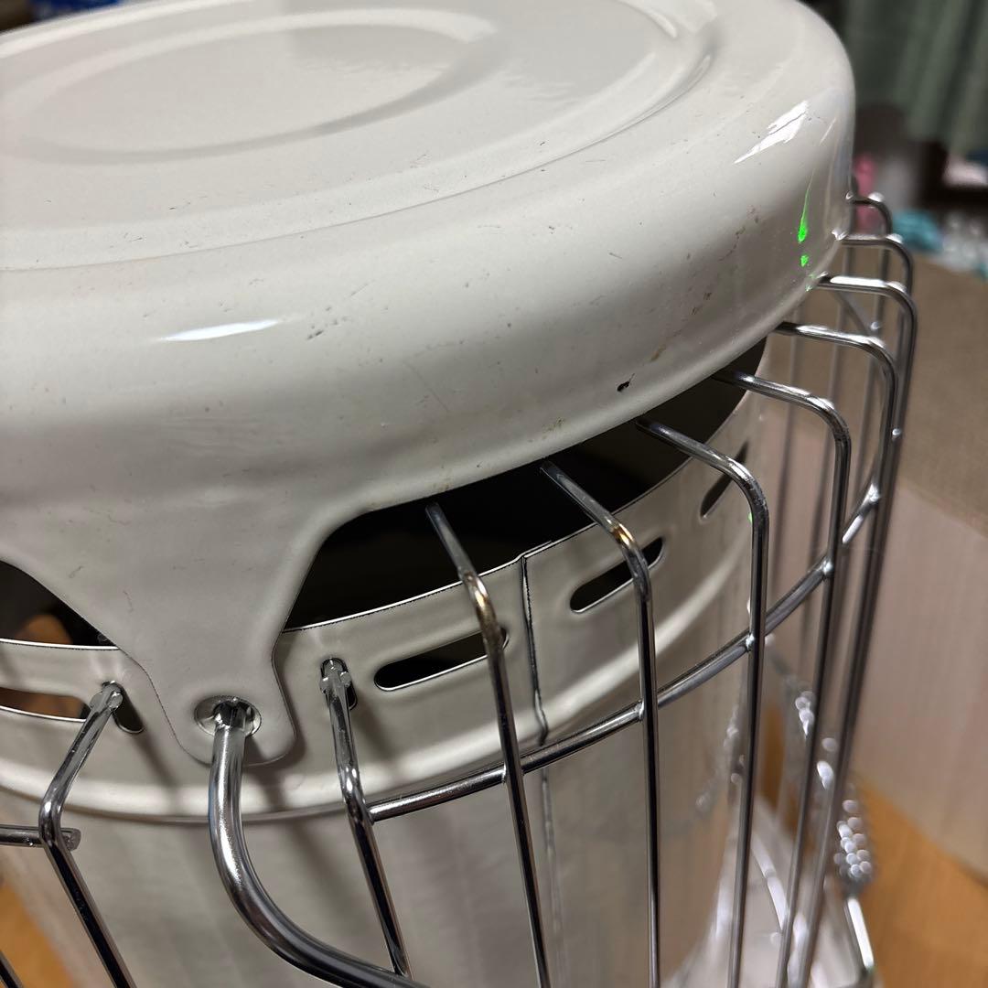 コロナ石油ストーブ 円筒形 ホワイト