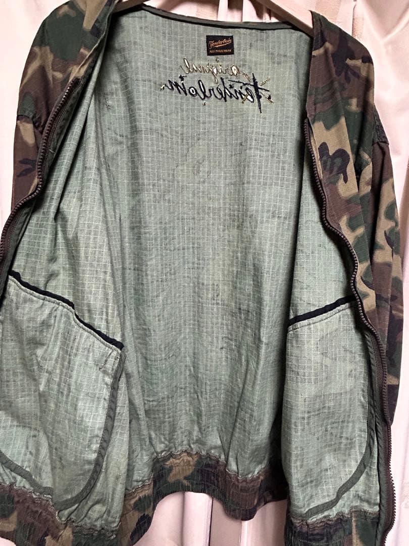 テンダーロインZIP UP WORK JKT U CAMO M