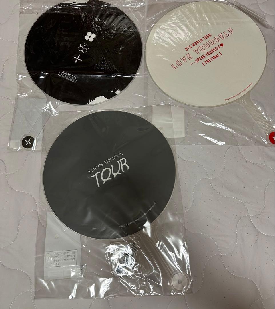 【公式】BTS ジョングク グク セット うちわ プレミアムフォト フラッグ